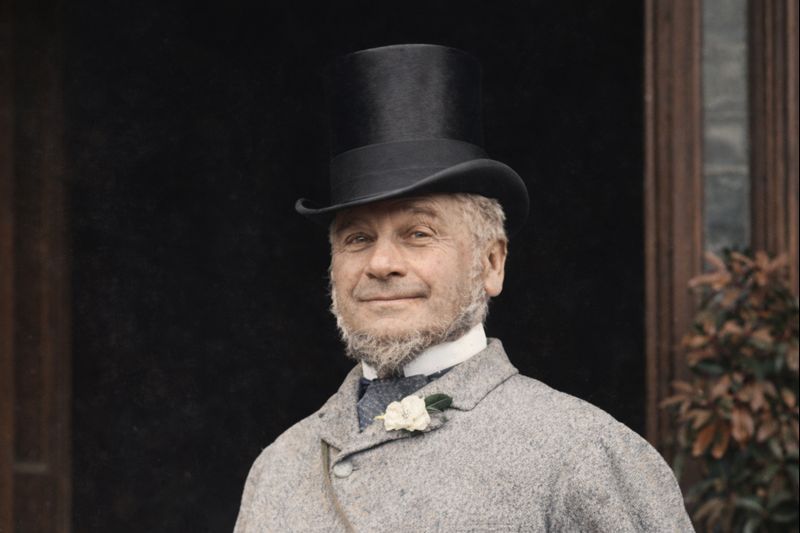 mathew dawson famous horse racing trainer in colour